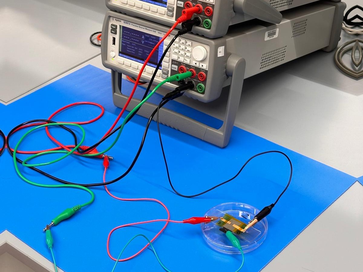 Graphene characterization setup in the 2D Bioelectronics Lab